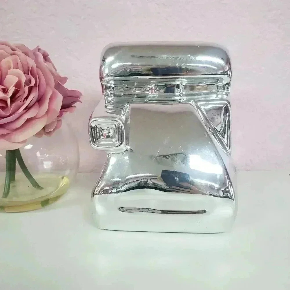 Silver Chrome Ceramic Camera Bank - Picture 5 of 8